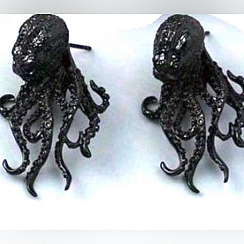 Davy Jones~ Octopus Squid Kraken Sea Creature Monster Tentacle Pirate Ear Jacket - Picture 8 of 9